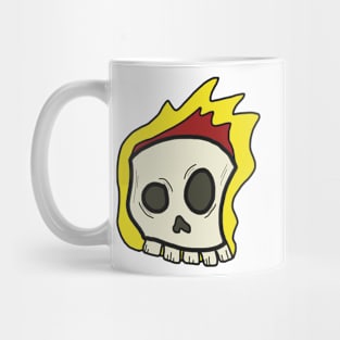 Fire skull Mug